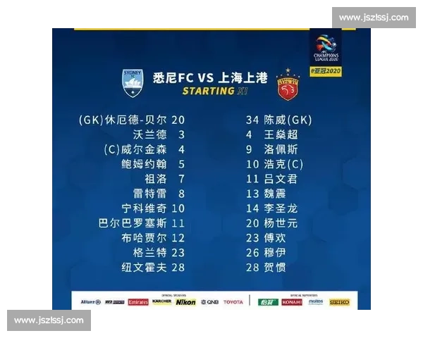 上港对阵悉尼赛前深度解析战术走势与胜负关键球员状态与临场变数